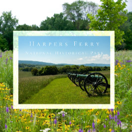 Kanonnen, nationaal historisch park Harpers Ferry Briefkaart