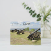 Kanonnen op Guam Briefkaart (Staand voorkant)