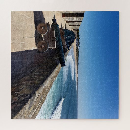 Kanonnen van de kust legpuzzel (Horizontaal)