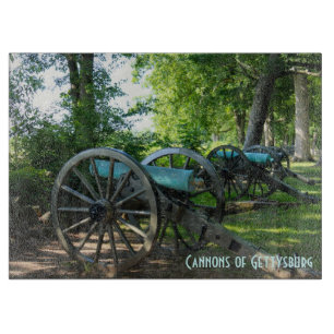 Kanonnen van het nationaal militair park Gettysbur Snijplank