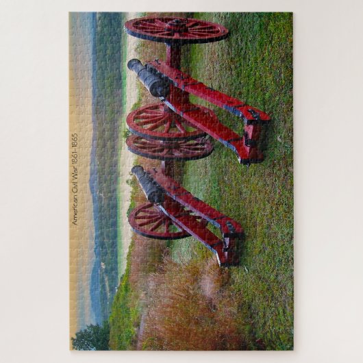 Kanonnen voor de burgeroorlog Jigzaag Puzzle Legpuzzel (Verticaal)