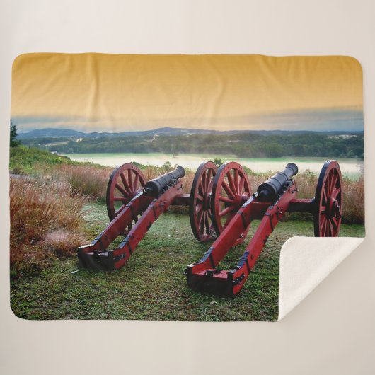 KANONNEPAAR SHERPA DEKEN (Voorkant (horizontaal))