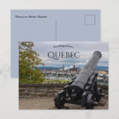 Kanons in Quebec Canada Briefkaart (Voorkant / Achterkant)