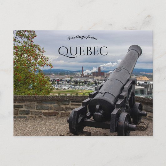 Kanons in Quebec Canada Briefkaart (Voorkant)