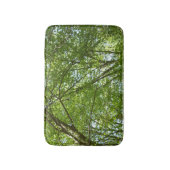 Kanopie van de groene Natuur van voorjaarsbladeren Badmat (Voorkant Verticaal)