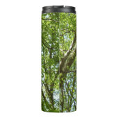 Kanopie van de groene Natuur van voorjaarsbladeren Thermosbeker (Achterkant)