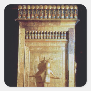 Kanopieborst in de vorm van een hormoon vierkante sticker