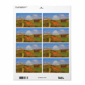 Kanopolis Mushroom State Park Verzendlabels Etiket (Full Sheet)