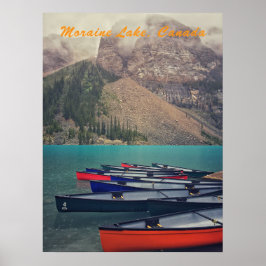 Kano's bij Moraine Poster