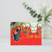 Kano's en boten briefkaart (Staand voorkant)