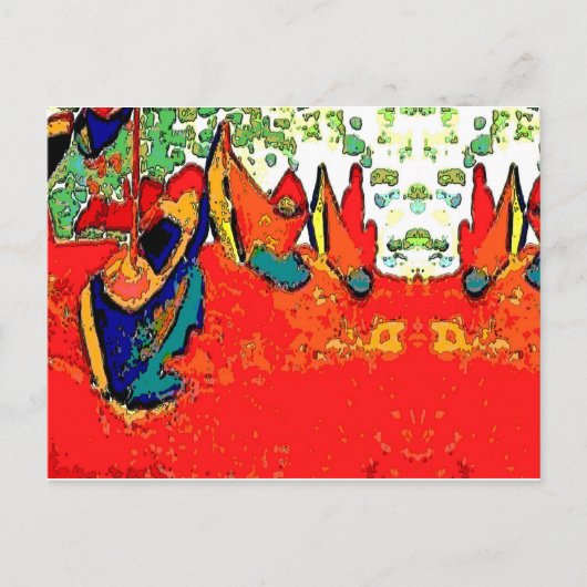 Kano's en boten briefkaart (Voorkant)