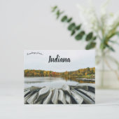 Kano's in Chain-O-Lakes Warren Township Indiana Briefkaart (Staand voorkant)