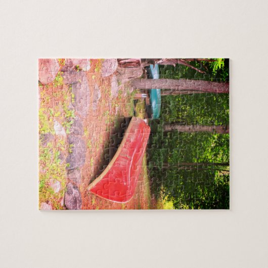 Kano's op de regenachtige dag Jigzaag Puzzle Legpuzzel (Horizontaal)