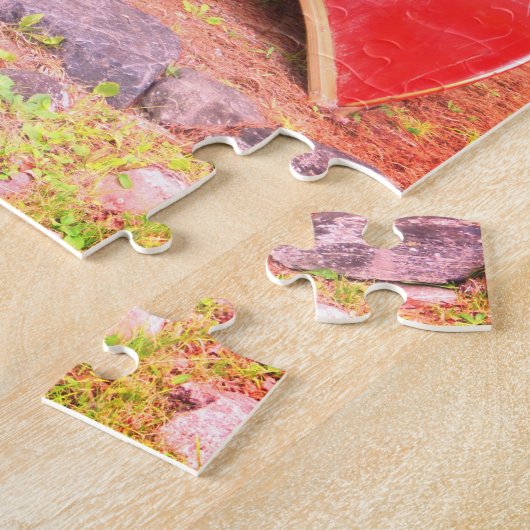 Kano's op de regenachtige dag Jigzaag Puzzle Legpuzzel (Zijkant)