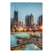 Kano's op het Eiken Strand van de Straat een Mini Klembord (Achterkant)