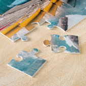 Kano's op het meer Moraine van Banff National Park Legpuzzel (Zijkant)