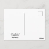 kanotocht, briefkaart (Achterkant)