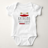 Kanovaren Baby Kajakken Skills Loading Kayaker Romper (Voorkant)