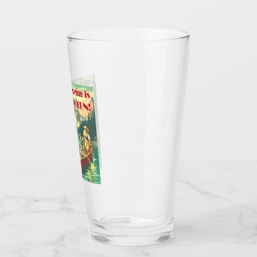 Kanovaren is familie plezier glas (Links)