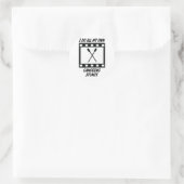 Kanovaren Stunts Ronde Sticker (Tas)