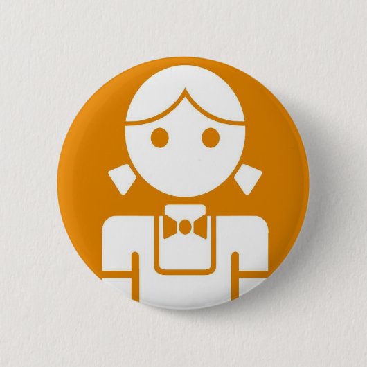 kanra badge ronde button 5,7 cm (Voorkant)