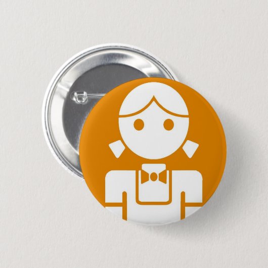 kanra badge ronde button 5,7 cm (Voorkant /achterkant)