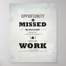 Kans - 8-inch x10-inch art afdrukken poster