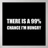 Kans dat ik honger heb poster (Voorkant)