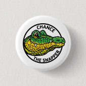 Kans de Snapper Knop Ronde Button 3,2 Cm (Voorkant)