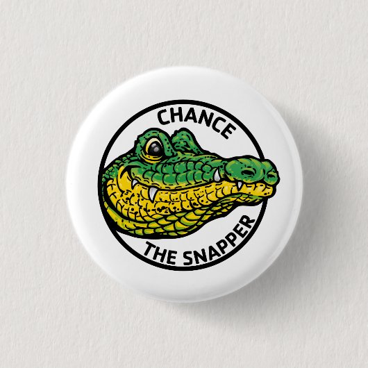 Kans de Snapper Knop Ronde Button 3,2 Cm (Voorkant)
