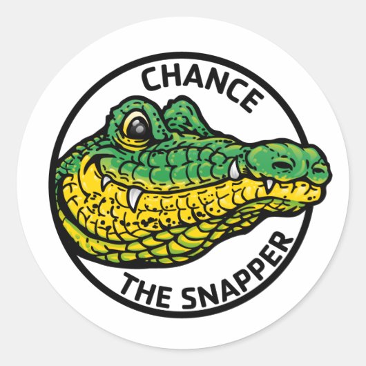 Kans de Sticker van de Snapper (Voorkant)
