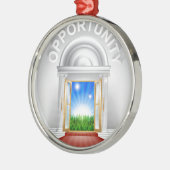 Kans-deurconcept Metalen Ornament (Links)