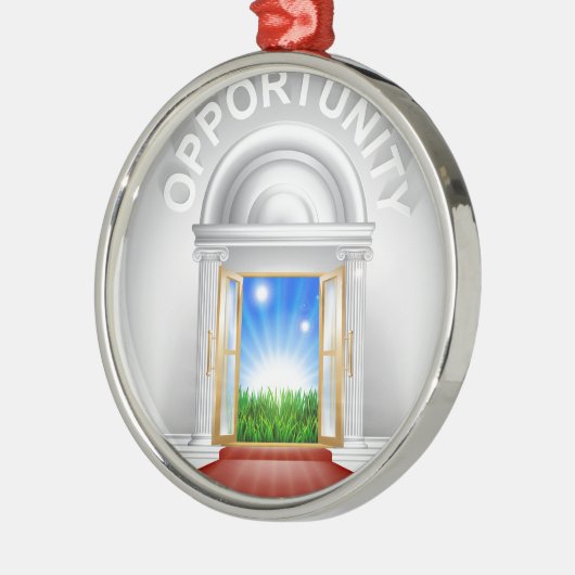 Kans-deurconcept Metalen Ornament (Links)