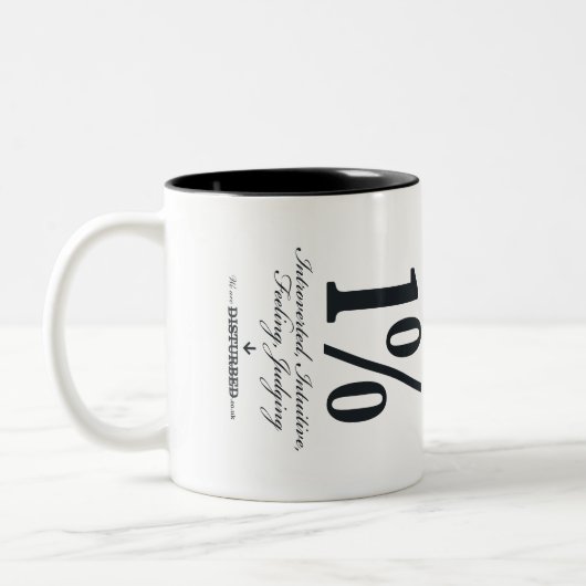 Kans die ik heb: 1% tweekleurige koffiemok (Links)