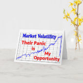 Kans op beurshandel voor aandelen kaart (Gele Bloem)