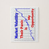 Kans op beurshandel voor aandelen legpuzzel (Verticaal)