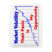 Kans op beurshandel voor aandelen magneet (Verticaal)