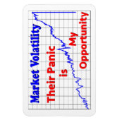 Kans op beurshandel voor aandelen magneet (Verticaal)