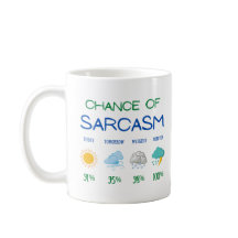 Kans op Sarcasme Weersverwachting Grappig Sarcasti
