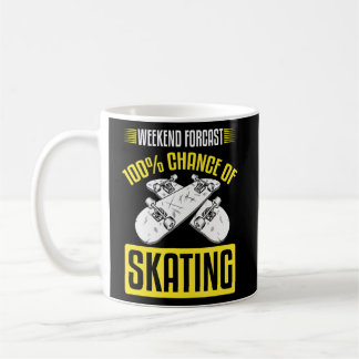 Kans op Schaats Weekend 100 percenten skateboarden Koffiemok