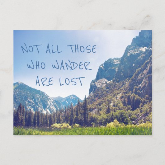 Kans Quote - Kings Canyon | BRIEFKAART (Voorkant)
