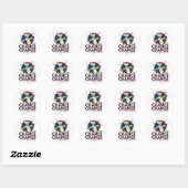 kans te veranderen ronde sticker (Vel)