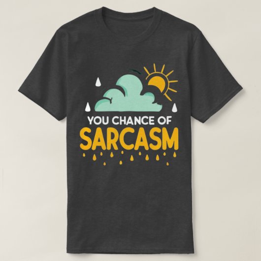 Kans van het sARKASMERVAL T-shirt (Design voorkant)