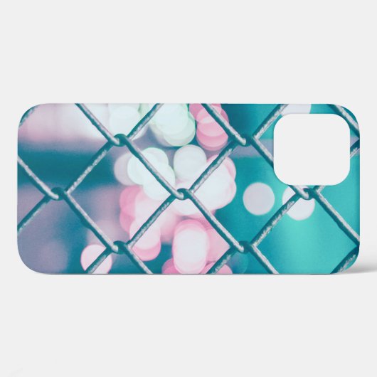 KANS VERBINDING FENCE MET BOKEH LIGHTS Case-Mate iPhone CASE (Achterkant (horizontaal))
