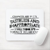 Kans zijn als het smaakloos en ongeschikt is.pn muismat (Met muis)