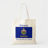 Kansan Flag Bag Tote Bag (Voorkant)