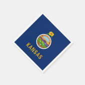 Kansan Flag, Flag of Kansas Servet (Hoek)