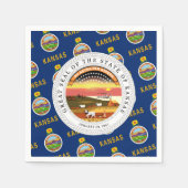 Kansan Flag & Seal, Flag of Kansas Servet (Voorkant)