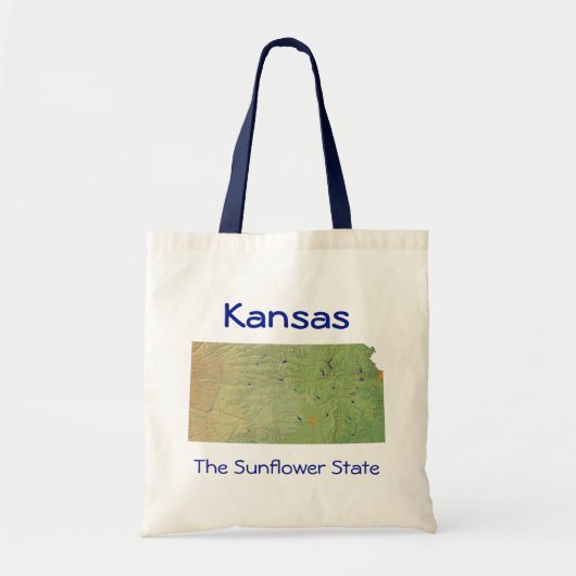 Kansan Map Bag Tote Bag (Voorkant)