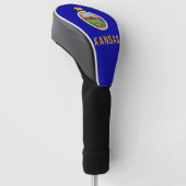 Kansan vlag, Amerikaanse vlag Golfheadcover (Schuin)